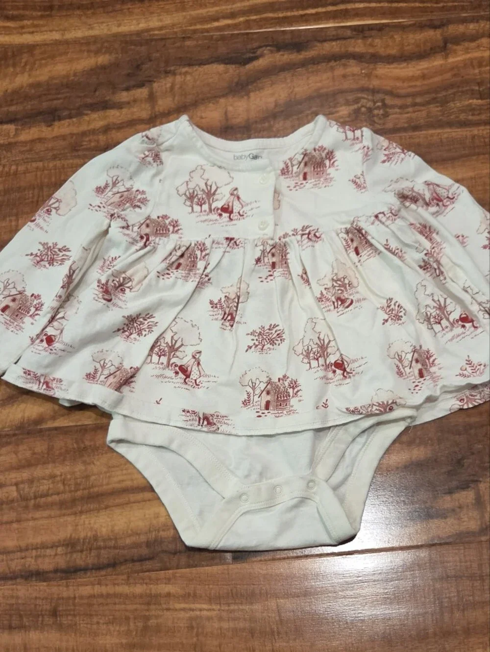 GAP Baby EUC/NWT 18-24 Months Little Red Riding Hood Bodysuit, Bloomers & Tights